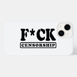 F*CK CENSORSHIP Case-Mate iPhone 14 CASE