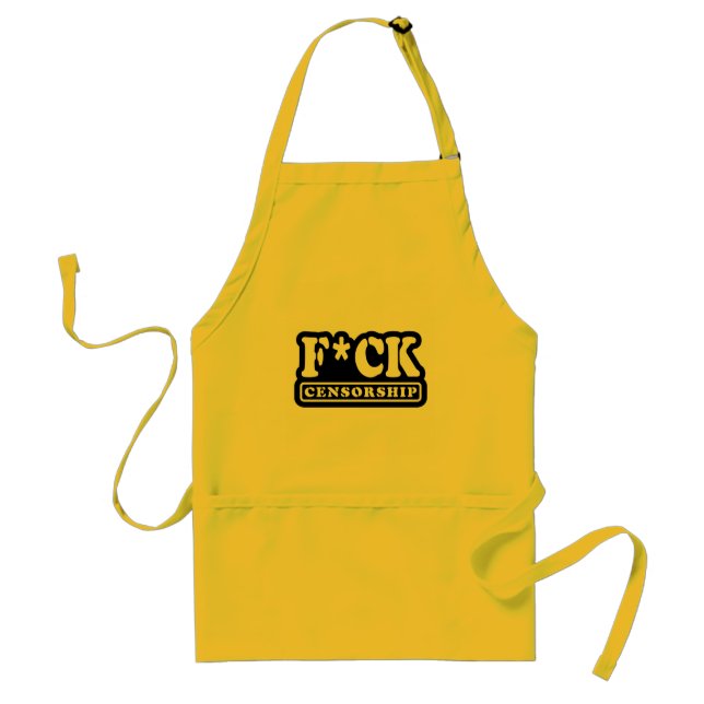 F*CK CENSORSHIP STANDARD APRON (Front)