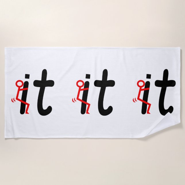 F*CK IT BEACH TOWEL (Front)