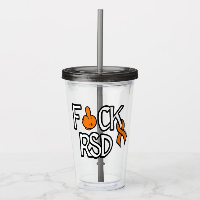 F#CK RSD ACRYLIC TUMBLER (Front)