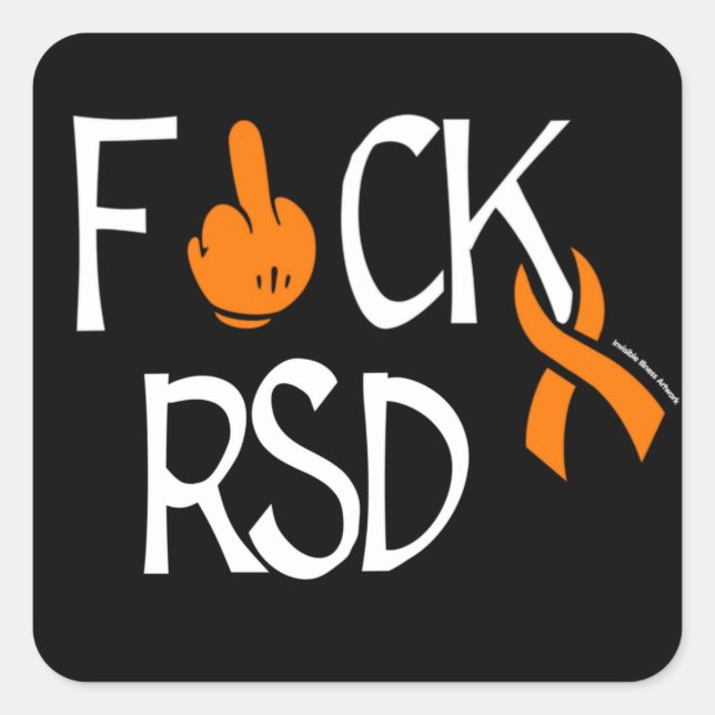 F#CK RSD SQUARE STICKER (Front)