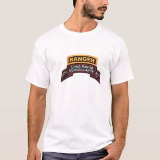 F Co 51st Infantry LRS Scroll, Ranger Tab T-Shirt