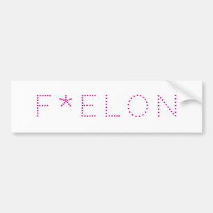 F * ELON! BUMPER STICKER