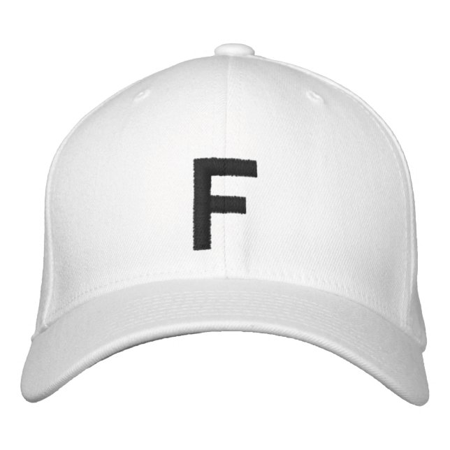 F EMBROIDERED HAT (Front)