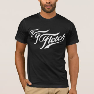 F F Fletch on Black T-Shirt