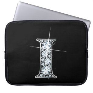 F Faux-"Diamond" Monogram Laptop Sleeve