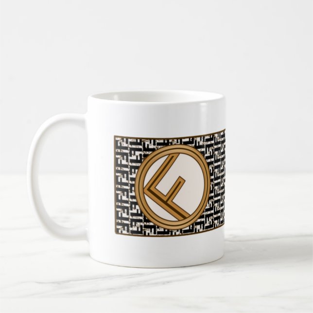 F Fendi Design  Coffee Mug (Left)