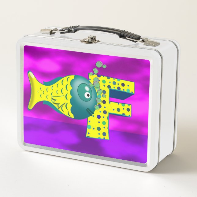 F Fish Lunch Box (Front)