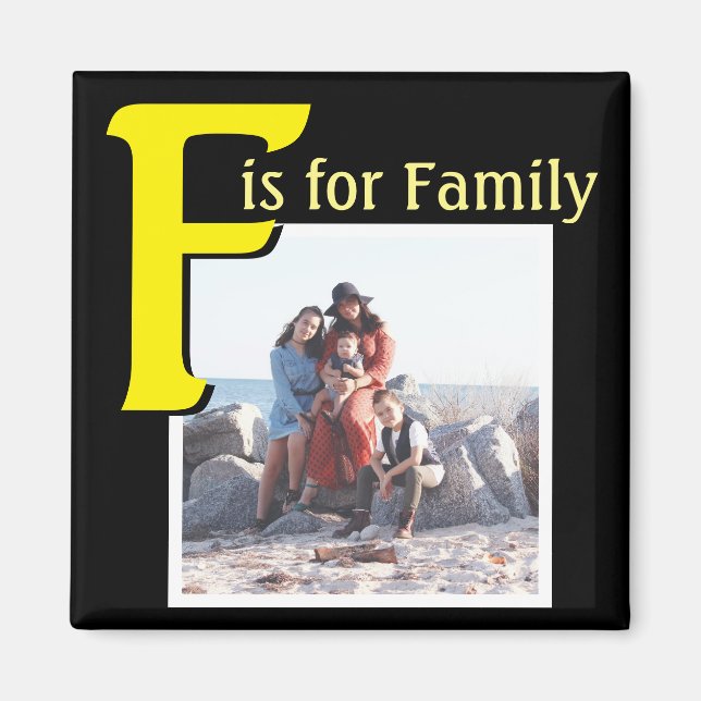 F for Family Magnet (Front)