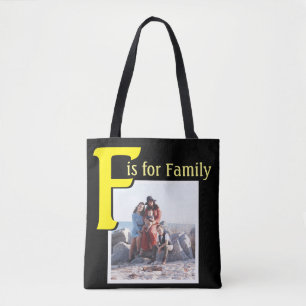 F for Family Tote Bag