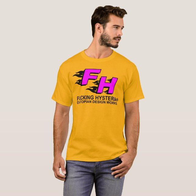 F_H ''REFLECTION'' GOLD/ELECTRIC  T-Shirt (Front Full)
