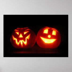 F � Halloween tones Poster