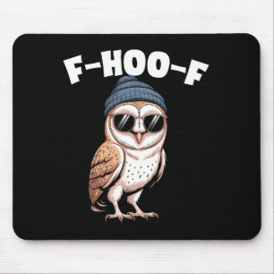 F-hoo-f Funny Bird Meme Graphic  Mouse Pad