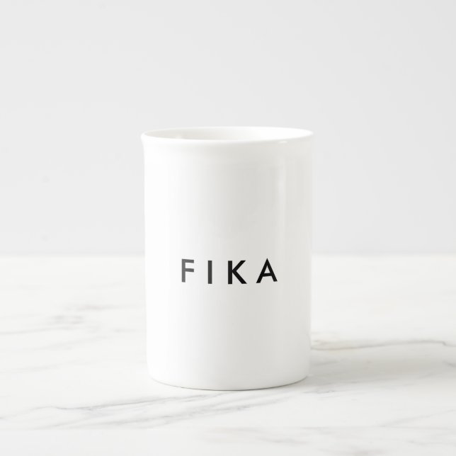F I K A Bone China Mug (Front)