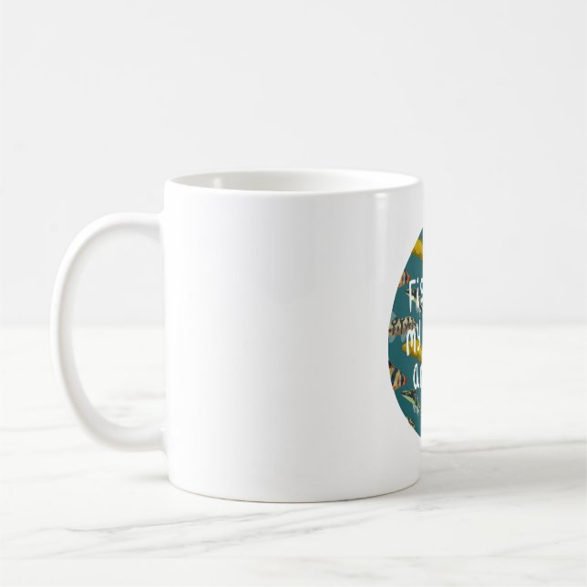 F is for Fish Coffee Mug (Left)