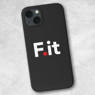 F It Anti Fitness Slogan T-Shirt iPhone 13 Case