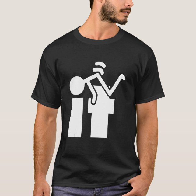F It Lazy Halloween Costume  Stick Man Pun Humour T-Shirt (Front)