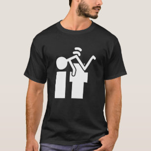 F It Lazy Halloween Costume Stick Man Pun Humour T-Shirt