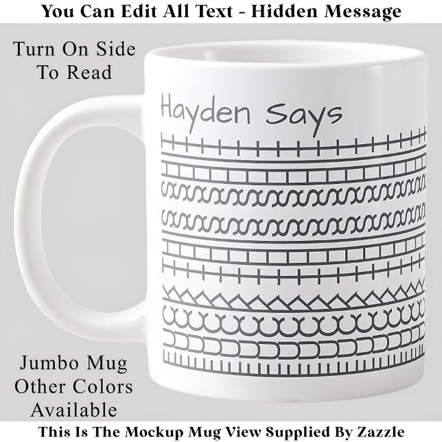 F**k This Shit-Hidden Message 144GW Funny Office Large Coffee Mug (Creator Uploaded)