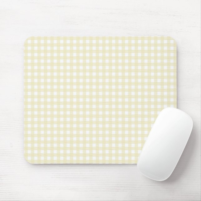 F & L Lemon Yellow Mouse Pad (With Mouse)