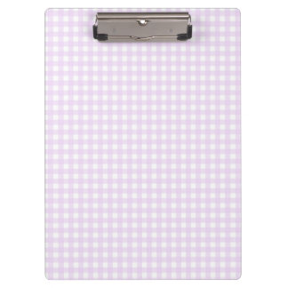 F & L Pink Gingham Clipboard