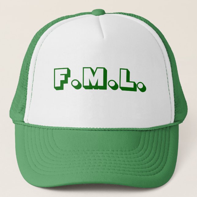 F.M.L. TRUCKER HAT (Front)