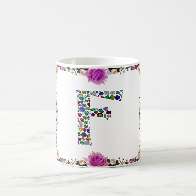 F Monogram Coffee Mug (Center)