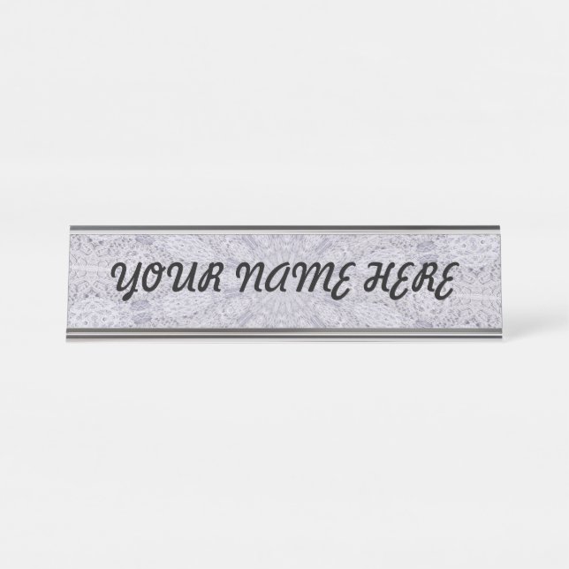 F-NAME PLATE TEMPLATE DESK NAME PLATE (Front)