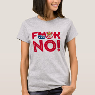F No to Trump Republicans --- Anti-Trump Design -  T-Shirt