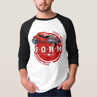 F.O.R.M HotRod Basic 3/4 Sleeve Raglan T-Shirt