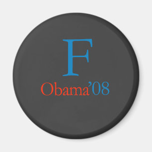 F OBAMA MAGNET