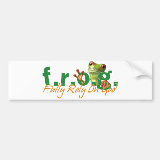 F.R.O.G. Bumper Sticker