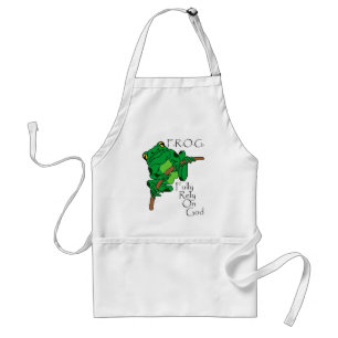 F.R.O.G. Fully Rely On God #1 Standard Apron