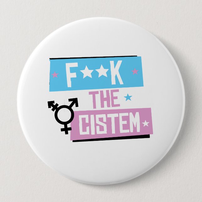 F- The Cistem - -  10 Cm Round Badge (Front)
