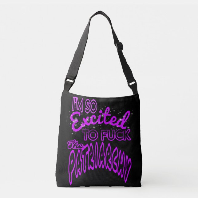 F the Patriarchy Crossbody Bag (Front)