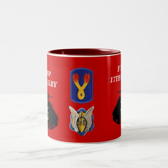 F Troop, 17th Cavalry M113 ACAV Track Mug (Center)