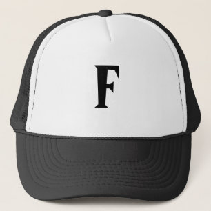 F TRUCKER HAT