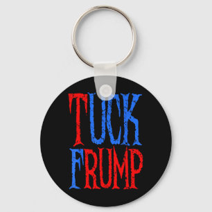 F Trump, American Patriot, Clever America Protest Key Ring