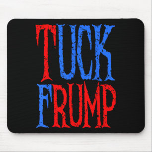F Trump, American Patriot, Clever America Protest  Mouse Pad
