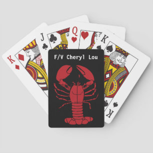 F/V Cheryl Lou :lobster Thunder_Cove Playing Cards