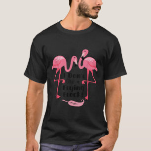 F you attitude i don't give flying flock - f off T-Shirt