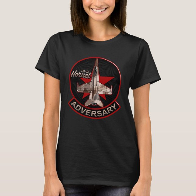 FA 18 Hornet Adversary T-Shirt (Front)