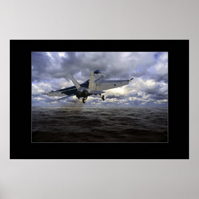 FA-18 takeoff Poster (Front)