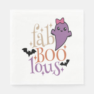 Fa BOO Lous Fa BOO Lous Halloween Ghost Napkin