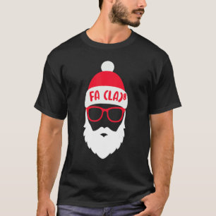 FA LA 8 Christmas Santa Fa La Math T-Shirt