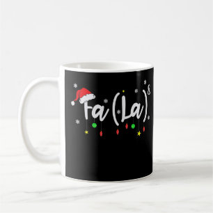 Fa (La)8 Funny Christmas Santa Fa La Math T-Shirt Coffee Mug