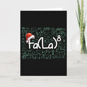 Fa (la) 8 Funny Math Christmas Fa La 8 Teacher Stu Card