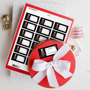 Fa La Christmas Nutcracker Mouse King To & From Label