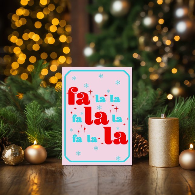 Fa La La Christmas Card (Creator Uploaded)