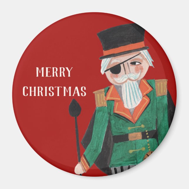 Fa La La Christmas Nutcracker Ballet Dancer Magnet (Front)